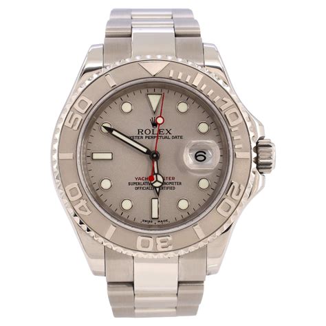 rolex yachtmaster steel platinum|More.